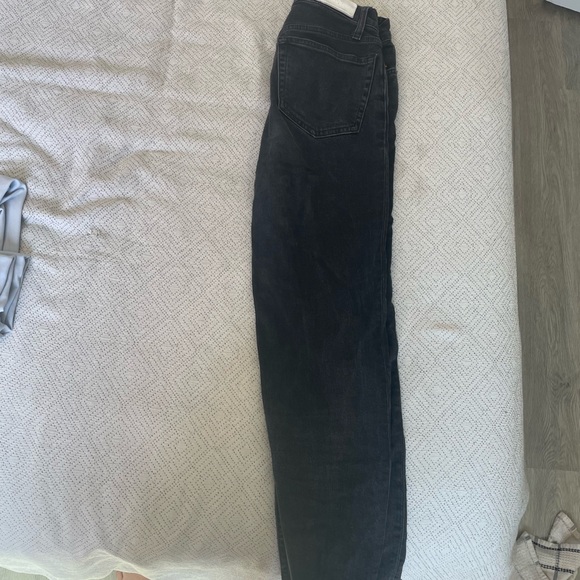 redone black straight leg jeans - Picture 4 of 4